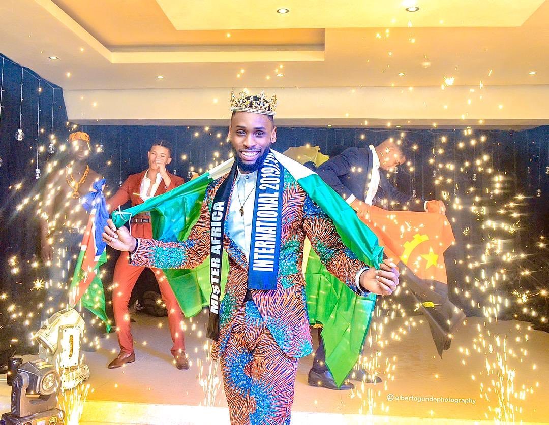 Emmanuel Umoh reigning Mr Ideal Nigeria wins 2019 Mister Africa ...